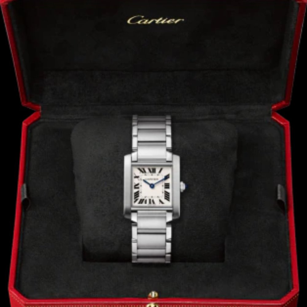 CARTIER TANK FRANÇAISE MED WATCH